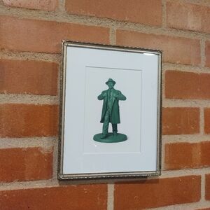 Meyer Lansky Vintage Mobster Plastic Army Man Framed Art Print By Neon Nicho